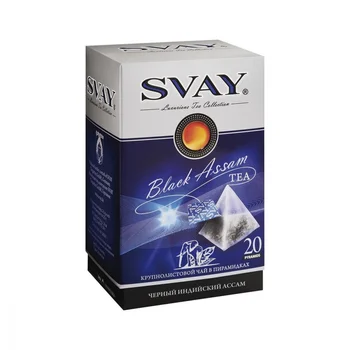 

Tea Svay "black Assam", Black, 20 Pyramids