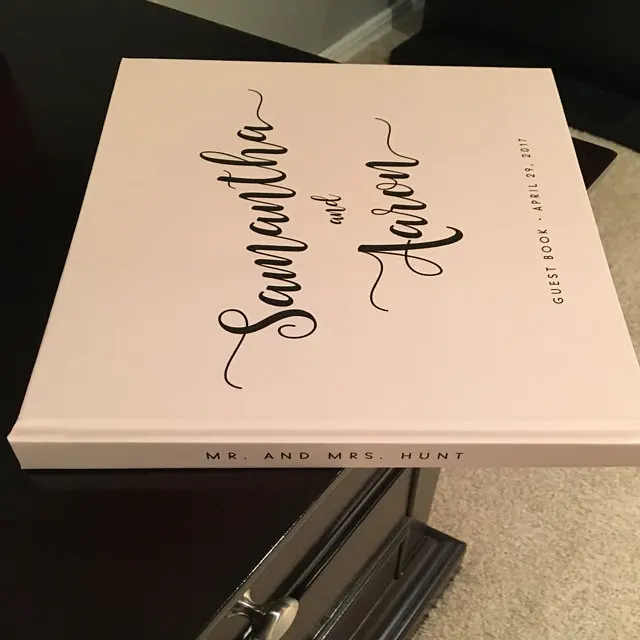 Персонализированная Свадебная Гостевая книга пейзаж вход в книгу фото альбом