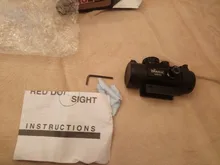 DIANA-Mira telescópica para rifle de caza, visor óptico táctico con punto verde y rojo ajustado a carril con alcance 2x40, 3x42, 3x44, 1x40 para 11/20mm