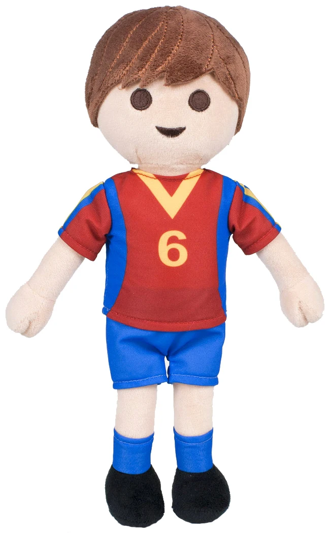 PELUCHE PLAYMOBIL ® JUGADOR DE FÚTBOL ESPAÑA 760016841 - SERIE LIMITADA - regalo,niño, niña, +0 años, original