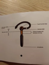 kebidu Single Business Ear-hook Bluetooth Headset 5.0 Support Button+Touch Control Earphone