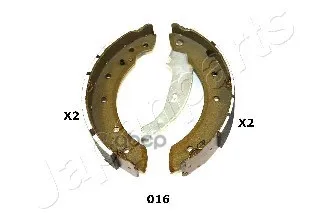 Колодки Торм.Бар.Renault Logan/Sandero/Peugeot 206(203x38) Торм.Сист.Lucas Japanparts Gf016af Japanparts арт. GF016AF