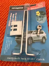 Bloqueo de embrague de coche, bloqueo Universal de Pedal de freno de coche, acelerador, herramienta de seguridad de acero inoxidable antirrobo, bloqueo de Pedal