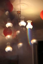 Chandelier-Lamp Hanging-Ornament Crystal-Prism-Pendant Glass Teardrop Faceted Diy Suncatcher