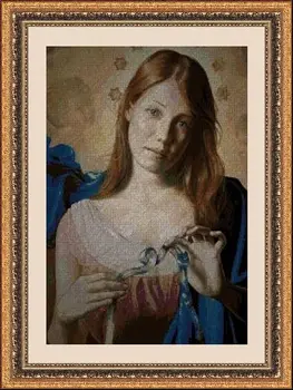 

Cross Stitch Kit PANDATHREAD Novelties 34378