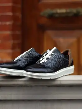 

Men 100 Leather Shoes (BLACK)