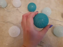 Garland-Lights String Fairy-Lights-Decoration Cotton-Ball Xmas Wedding-Party Holiday