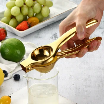 

Kitchen Tools Lemon Squeezer Multifunction Manual Press Orange Citrus Juicer Thicken Stainless Steel Lemon Squeezer Bar Gadget