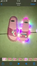 Zapatillas LED para niños y niñas, sandalias de baño para bebés, zapatos ligeros, 2020