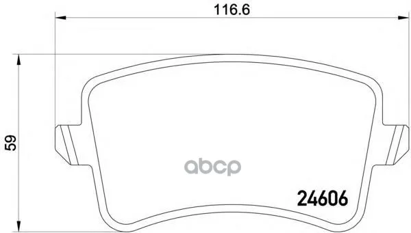 Brake pad Textar 2460601 Textar. 2460601