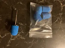 5 unids/set lijado tapas Plactis bandas de limado de manicura eléctrico manicura pedicura archivo taladro accesorios de la máquina herramientas de uñas