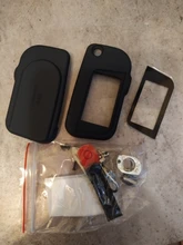 A93 caja con vidrio sin cortar para Starline A93 A63 A39 hoja sin cortar fob caso A93 plegable coche remoto