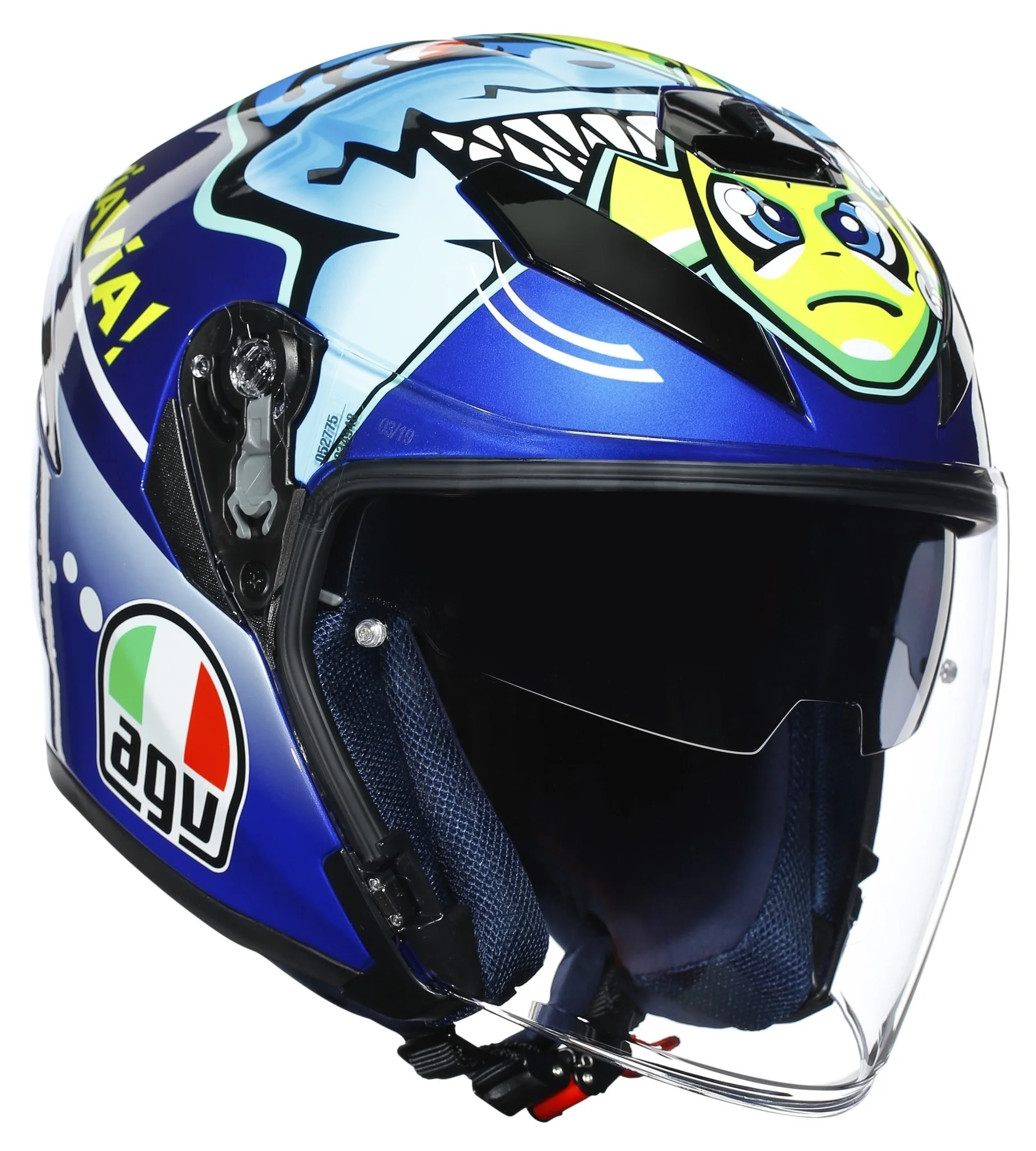 Helmet AGV K 5 jet top Rossi Misano 