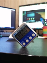 Mini transportador Digital de 360 °, goniómetro electrónico de alta precisión, inclinómetro, medidor de ángulo de nivel Digital, caja de medición de ángulo