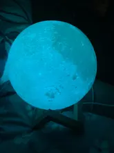 Desk-Lamp Night-Light Bedside Table 3d-Print Timeable Dropship Moon LED