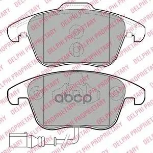 Колодки Передние Audi Q3, Vw Sharan(7n), Tiguan(5n) Lp2110 Delphi арт. LP2110