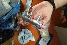 Pistola de pulverización de chorro de arena, herramienta abrasiva, boquillas de cerámica, Kit de puntas, herramientas neumáticas