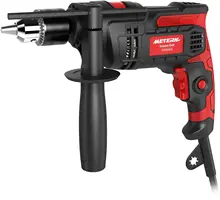 

Hammer Drill Meterk 7.0 Amp 1/2 Inch Corded Drill 850W, 3000RPM Dual Switch Between Impact Drill and Electric Drill, With Adjust