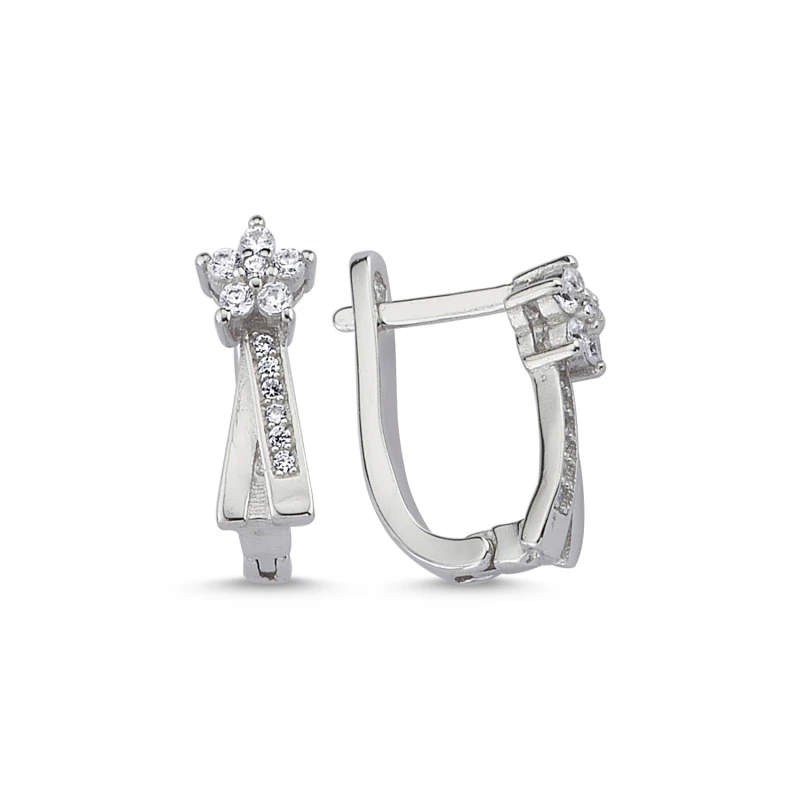 

Silver 925 Sterling Zircon Stone Earrings