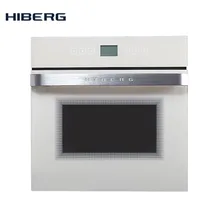 Электрический духовой шкаф с конвекцией HIBERG VM 6495W, стекло(сенсорный дисплей, 9 функций, 56л, гриль, телескопы