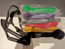 Bands-Set Resistance-Bands Pull-Up Exercise Powerlifting TOMSHOO Lixada