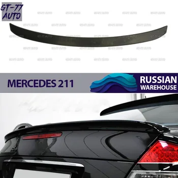 

Spoiler on trunk lid case for Mercedes 211 2002-2009 lip saber exterior material ABS plastic styling tuning pad