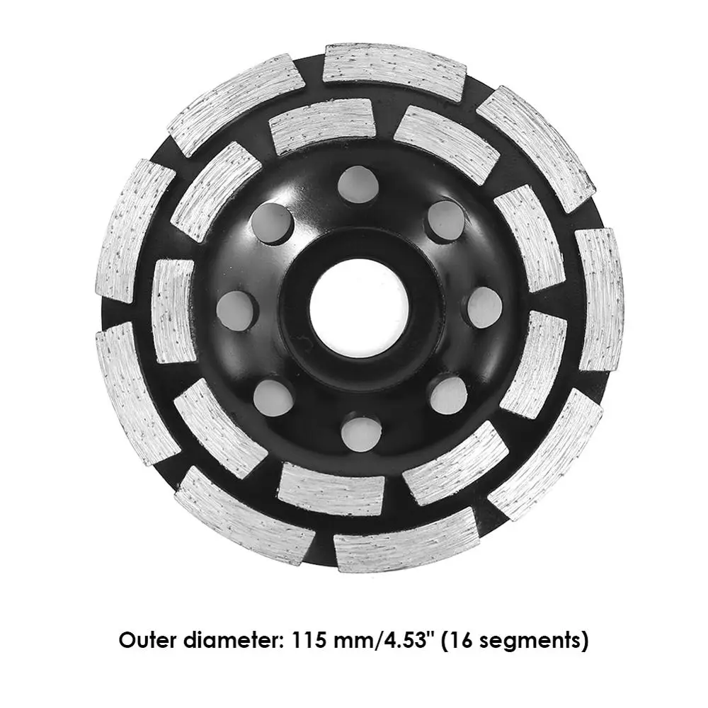 Алмазная пила алмазный шлифовальный диск абразивные бетонные инструменты Металлообработка DIY шлифовальный диск резка каменная кладка колесо чашка - Наружный диаметр: 115 мм