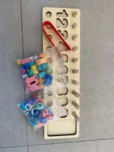 Juguetes Educativos de madera para niños, juego de clasificación de bloques de matemáticas Montessori para bebés, rompecabezas de aprendizaje de pesca, regalo preescolar