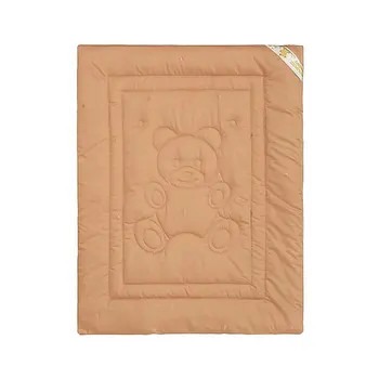 

Blanket goldtex baby "Golden camel" wool camel/satin