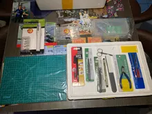 Conjunto de herramientas de construcción modelo Gundam, conjunto de herramientas de pulido, corte, afilado