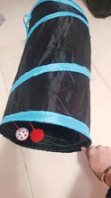 Cat Tunnel Balls Tubes Kitten-Toys Crinkle Puppy-Ferrets Pet Rabbit Play Funny 2-Holes