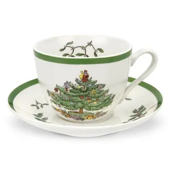 

Spode cup and saucer, ceramic, multicolour, Set of 4 tableware