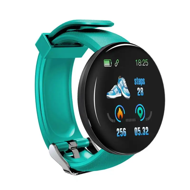 Rastreador de Fitness Monitor de Freqüência Smartver para Android Esporte Relógio Inteligente Bluetooth Banda Cardíaca Pressão Arterial D18 Ios - Image 4