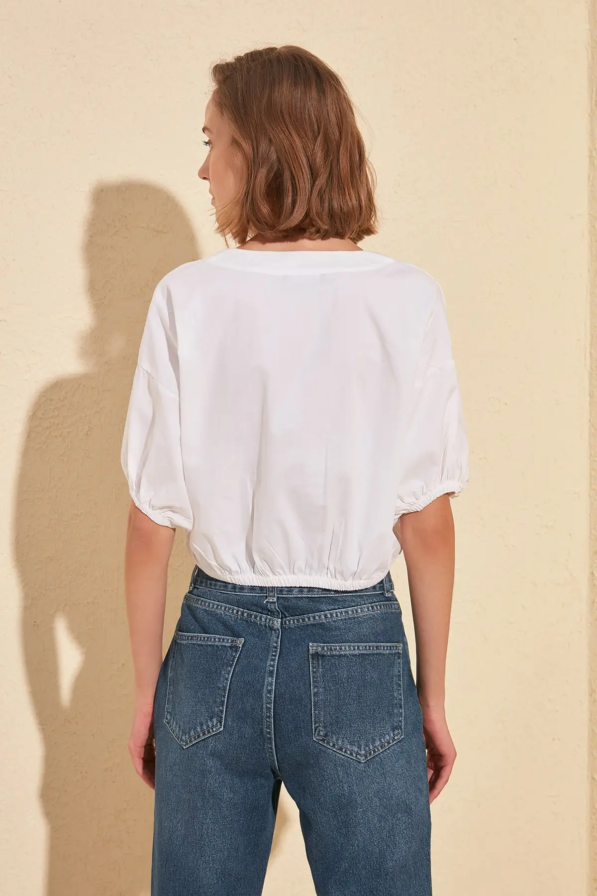 Trendyol Crop Top Blouse TWOSS20BZ0076