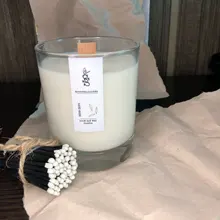 Candles Wick Wooden Sustainer 6mm 8mm 50pcs with Tab for Supply Soy-Parffin-Wax 13mm