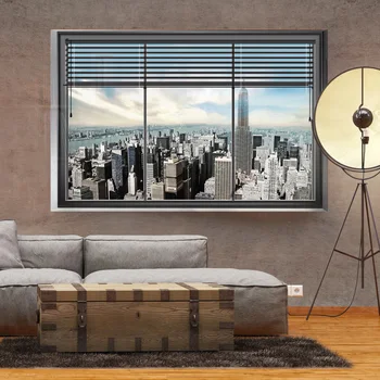 

New York Wall mural-window-250x175 cm