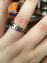 Anillos del zodiaco de acero inoxidable para mujeres y hombres, joyería minimalista de 12 Constelaciones, con diseño de letras, Leo Aries