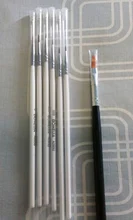 BORN PRETTY-pluma para pintar gradiente, pincel para uñas, asa negra de madera, herramienta para Gel UV DE MANICURA