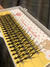 QSTY-Conjunto de pestañas postizas individuales, extensiones de pestañas largas naturales, 60 mechones/caja de maquillaje 20D visón Flare Cilio