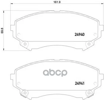 

Brake disc pads set CTS CTS Coupe CTS Sport Wagon front. Textar art. 2494001