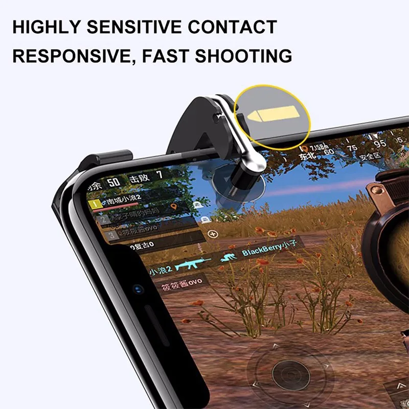 H8 Monile игровой контроллер PUBG геймпад металлические триггеры L1R1 шутер игровой Pubg Джойстик Геймпад для iOS Android мобильный телефон