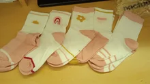 Calcetines transpirables de unicornio para bebé y niño, medias finas de malla para bebé, calcetines de algodón para niña, Miaoyoutong, 5 par/lote