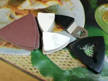 NEWONE-herramienta oscilante, papel de arena + dedo/triángulo, almohadilla de lijado para Fein Dremel, herramienta eléctrica, gancho y bucle de papel de lija abrasivo