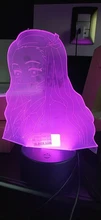 Led-Night-Light Bedroom Decor Zenitsu-Figure Gift Acrylic No-Yaiba-Lamp Demon Slayer