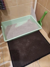 Cat Litter Waterproof Pet-Cat EVA with Bottom-Layer Non-Slip Black Bed-Mat