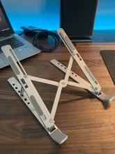 Soporte portátil plegable de aluminio para ordenador, Base de aluminio para Macbook Pro, soporte ajustable para Notebook, tableta, PC