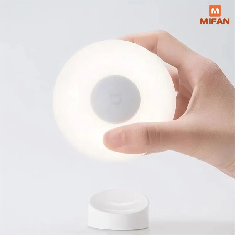 

Led Induction Night Light 2 360 Rotating Adjustable Brightness Infrared Smart Motion Sensor With Magnetic Base