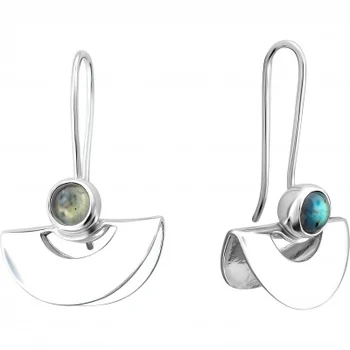 

Esthete earrings with adventurers made of silver