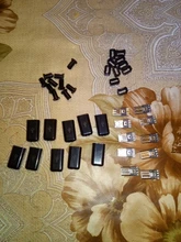 10 unids/lote USB macho 5 Pin DIY Micro USB conector de la cáscara de plástico de Jack cola Sockect macho terminales