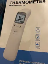 Termómetro Digital infrarrojo sin contacto para la frente para adultos/niños/bebés, termómetro de mano para la frente con pantalla LCD